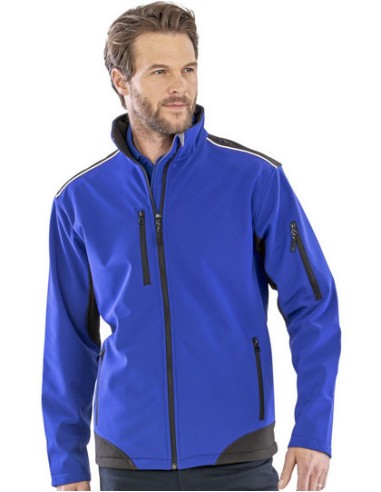 RES-R124X-Ripstop Soft Shell Workwear Jacket With Cordura Panels